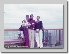 Frances Lightfoot, John Dallaway & I at the Sugar Loaf